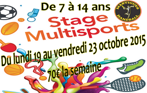 Stage Multisports: Inscriptions et le programme !