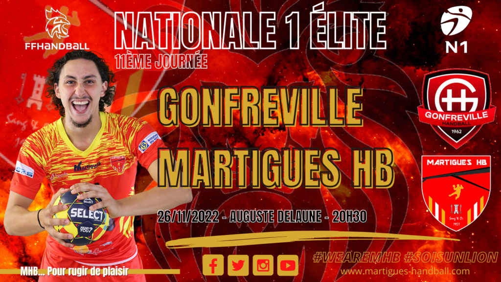 N1 / J11, Gonfreville - MHB : l'avant-match !