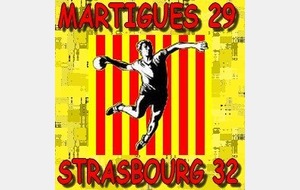 MHB 29-32 Strasbourg: Martigues rate ses adieux.