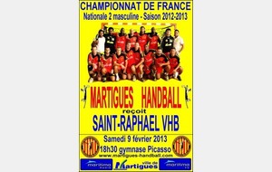 MHB VS SAINT RAPH au gymnase PICASSO ! 