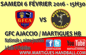 N1, 11ème journée / Déplacement à Ajaccio !