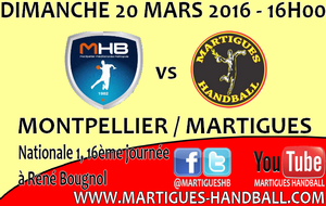 N1, 16e journée / Déplacement à Montpellier !