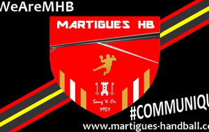 Communiqué du Martigues Handball !