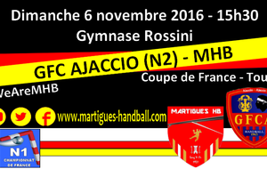 Coupe, Ajaccio - MHB : L'avant-match !