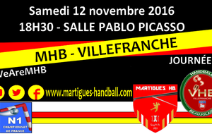 MHB - Villefranche : L'avant-match !