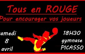 MHB - Aix-en-Savoie : Samedi tous en rouge !