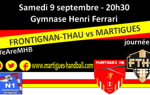 J1, Frontignan-Thau - MHB : l'avant-match