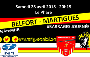 Barrages J8, Belfort - MHB : l'avant-match !