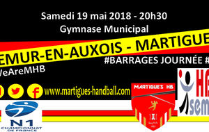 Barrages J10, Semur-en-Auxois - MHB : l'avant-match !