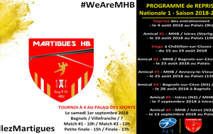 MHB : le programme de reprise !