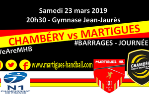 BARRAGES J3, Chambéry - MHB : l'avant-match !