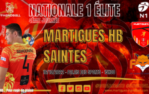 N1 / J4, MHB - Saintes : l'avant-match
