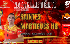 N1 / J17, Saintes - MHB : l'avant-match