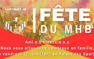 Fête du club le 12 juin !