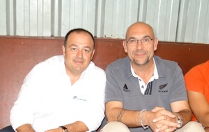 Les deux présidents côte à côte
