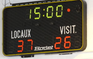 score des -14 G à domicile contre Carpentras