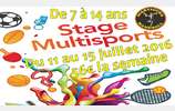 Inscrivez-vous: Stage multisports d'été !