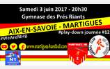 BARRAGES J12, Aix-en-Savoie - MHB: l'avant-match