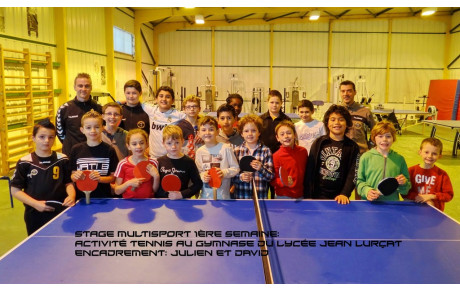 Stage multi sports de février
