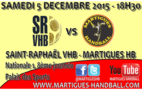 N1, 8ème journée / Déplacement à Saint-Raphaël !