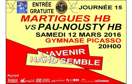 N1, 15ème journée / Réception de Pau-Nousty !