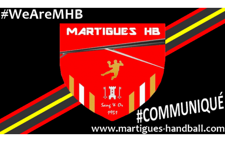 Communiqué de notre présidente !