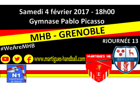 J13, MHB - Grenoble : l'avant-match !
