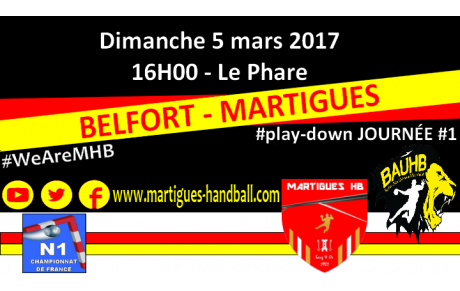 Barrages J1, Belfort - MHB: l'avant match