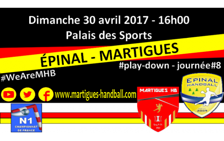 BARRAGES J8, Epinal - MHB: l'avant-match