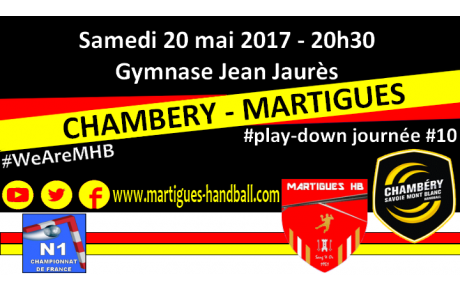BARRAGES J10, Chambéry - MHB: l'avant-match