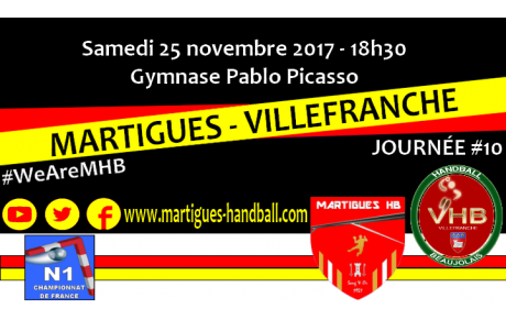 J10, MHB - Villefranche : l'avant-match !