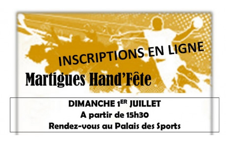 Martigues Hand'Fête le 1er juillet !