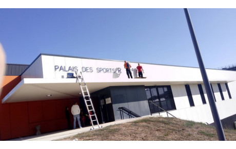 Inauguration du Palais des Sports Robert-Bertano