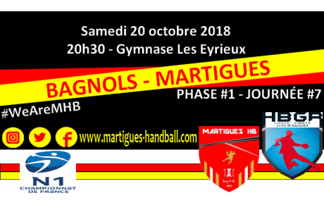 J7, Bagnols - MHB : l'avant-match !