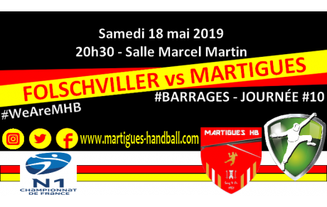 BARRAGES J10, Folschviller - MHB : l'avant-match !