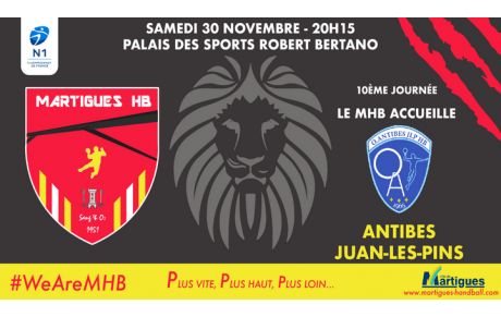 N1/J10, MHB - Antibes : l'avant-match !