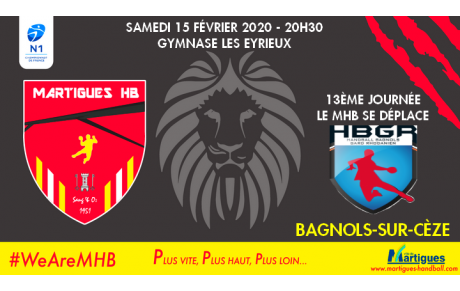 N2/J13, Bagnols - MHB : l'avant-match !