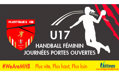 U17 Filles : journées portes ouvertes les 3 et 4