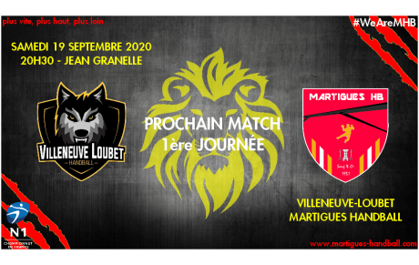 N1 / J1, Villeneuve-Loubet - MHB : l'avant-match