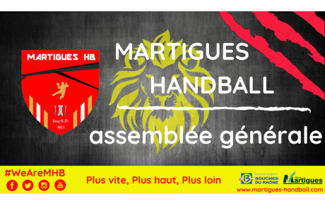 MHB : Assemblée générale ce mardi !