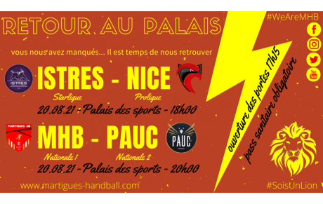 Soirée de gala au Palais vendredi !