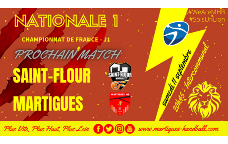 N1 / J1, Saint-Flour - MHB : l'avant-match !