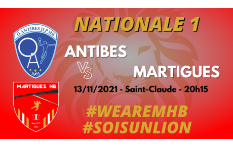 N1 / J7, Antibes - MHB : l'avant-match !