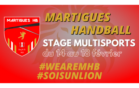 Stage multisports de février : inscrivez-vous !
