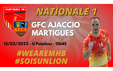 N1 / J13, Ajaccio - MHB : l'avant-match !