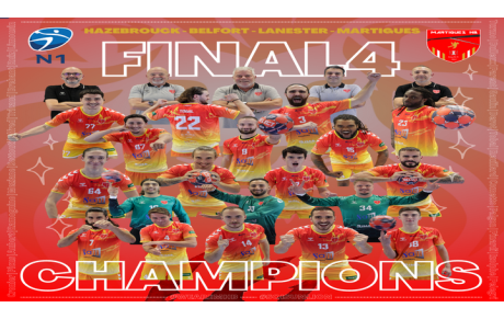 N1 / Le Martigues Handball remporte le Final4
