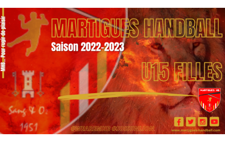 MHB : reprise des entraînements U15 Filles