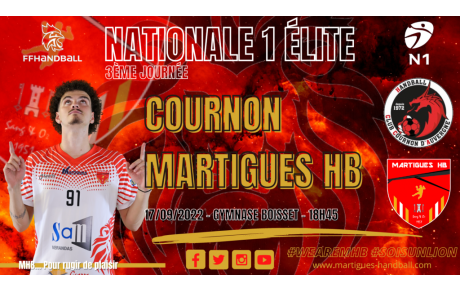 N1 / J3, Cournon - MHB : l'avant-match