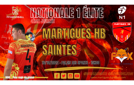 N1 / J4, MHB - Saintes : l'avant-match