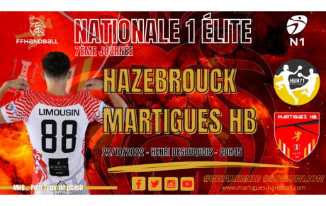 N1 / J7, Hazebrouck - MHB : l'avant-match